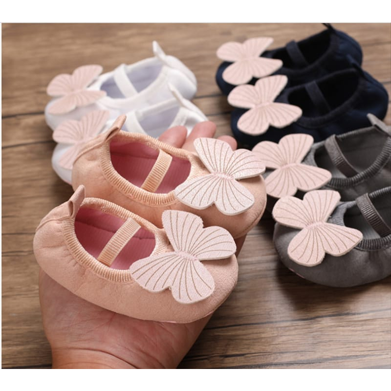 Sepatu Bayi Perempuan Prewalker Butterfly 0-14 Bulan