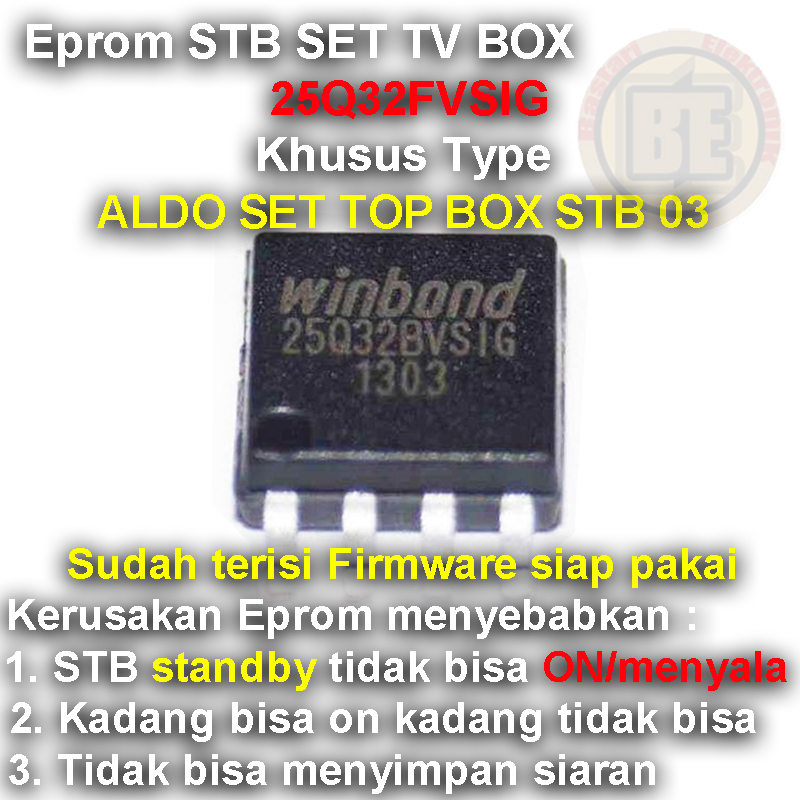 Ic Eprom Firmware ALDO Set Top Box STB 03