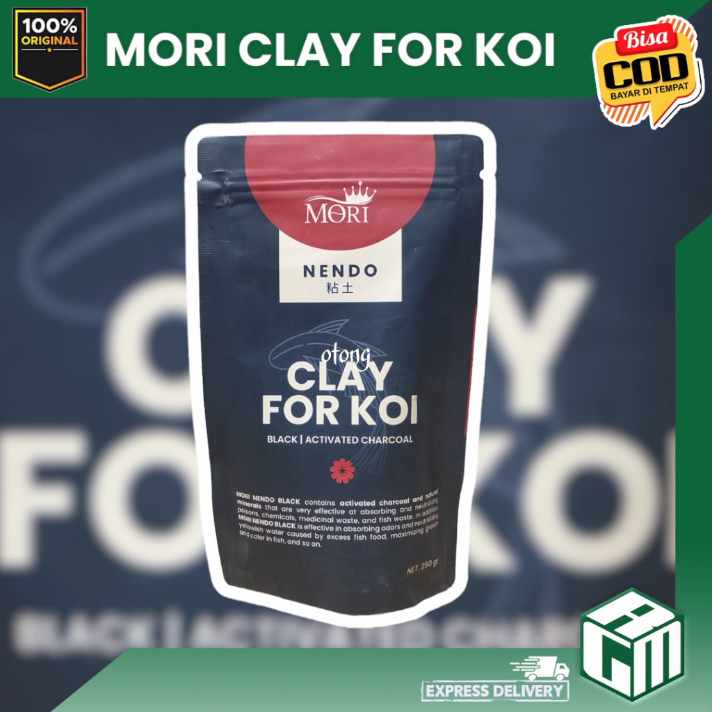 MORI NENDO CLAY FOR KOI 250GR Penjernih Air dan Mineral Kolam