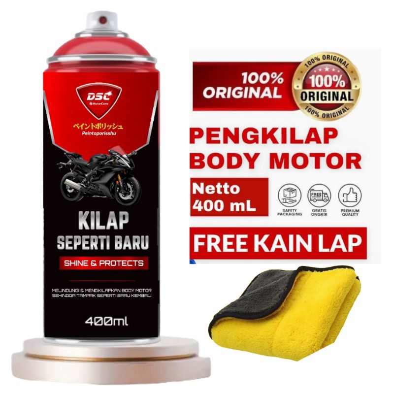 MJ NEW restorer Pengkilap motor /Penghitam kendaraan/motor/mobil/body dofp/glossy/daun talas