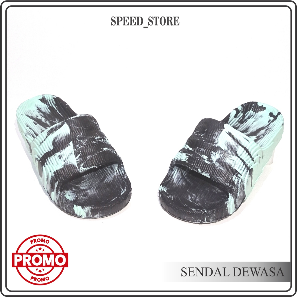 SENDAL DEWASA MOTIF LORENG KEREN / SENDAL DEWASA LAKI LAKI /PRIA