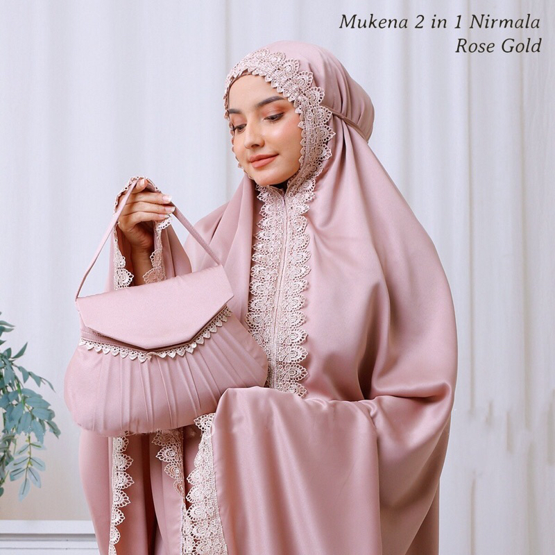 Mukena Dewasa 2in1 Nirmala Silk Premium