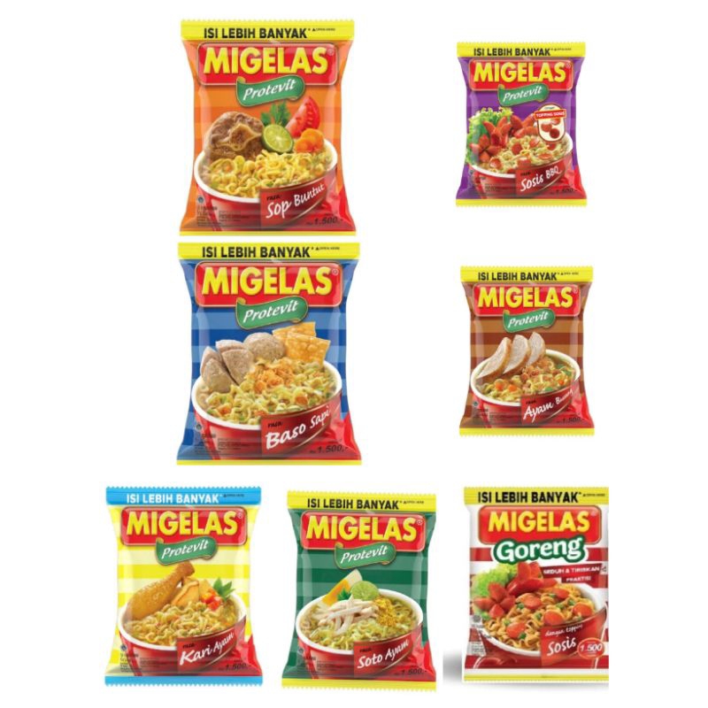 

Migelas mie gelas renceng isi 15 pcs