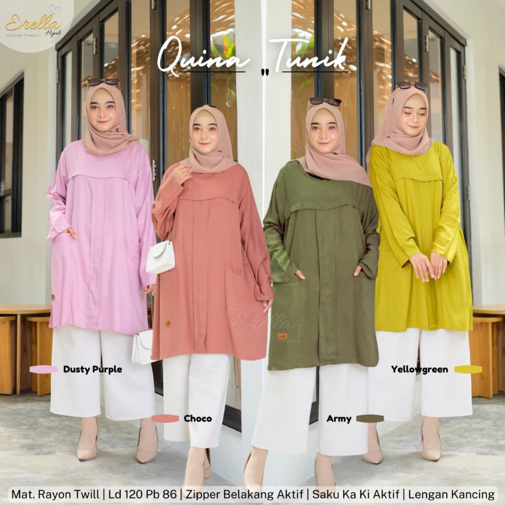 Quina Tunik by Erella Hijab