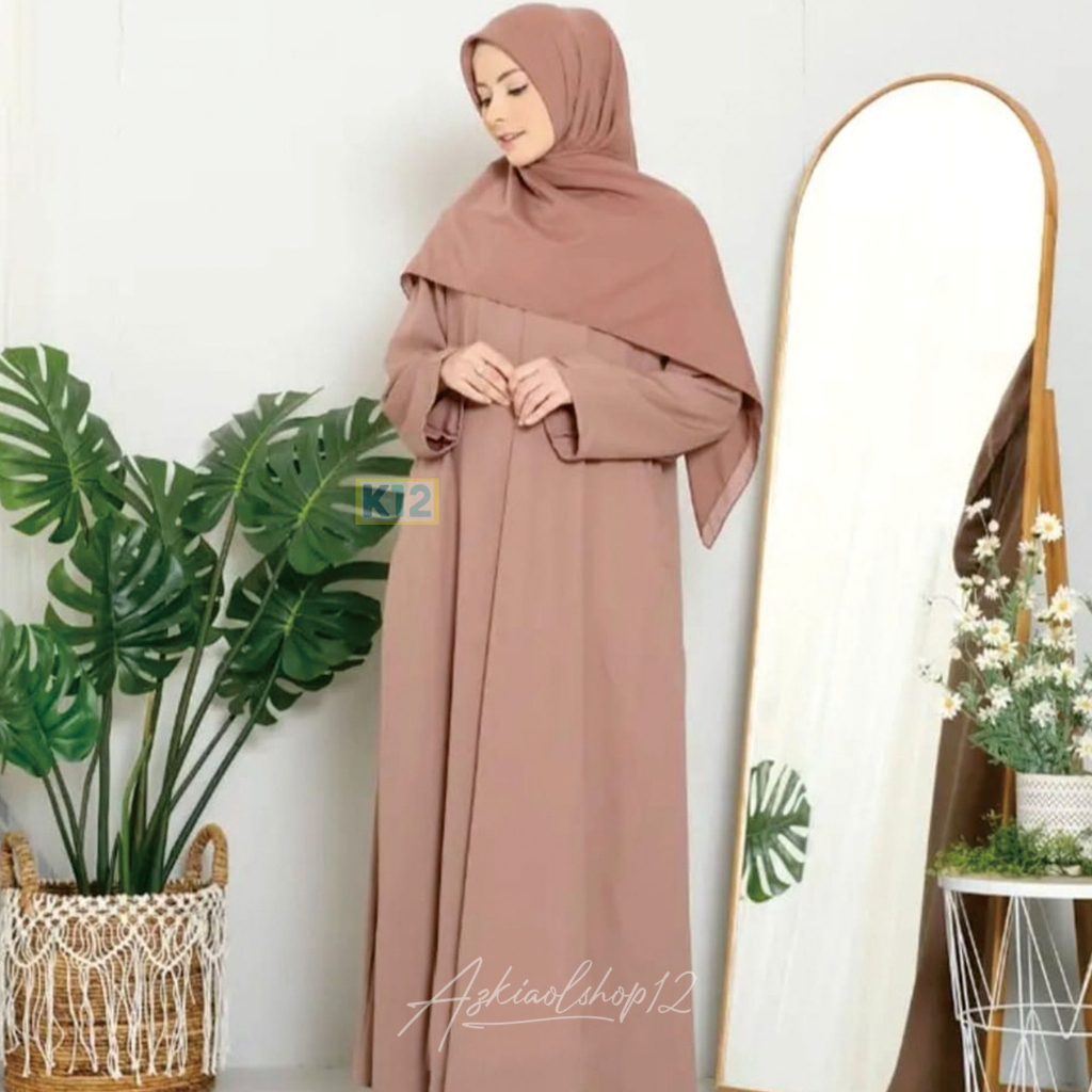 ABAYA BASIC POLOS ABAYA TURKI
