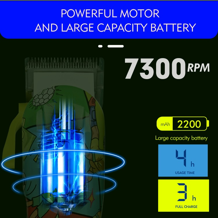 WMARK NG-129 SOCCER DESIGN - Electric Hair Clipper Alat Pangkas Rambut