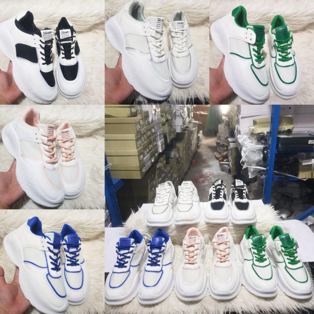 3113 Sepatu Wanita Import Sneakers Olahraga Murah