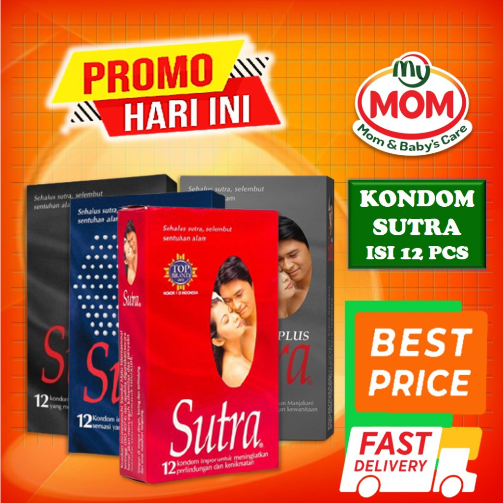 [BPOM] Kondom Sutra Isi 12 Pcs / Sutra Kondom / Sutra Classic / Sutra Merah / Sutra OK / Sutra Hitam / Sutra Gerigi / Sutra Biru / Sutra Plus / Sutra Abu / /Sutra Kondom Import / MY MOM