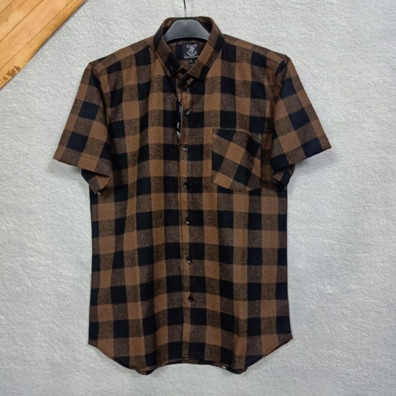 kemeja flanel lengan pendek kemeja flanel pria lengan pendek