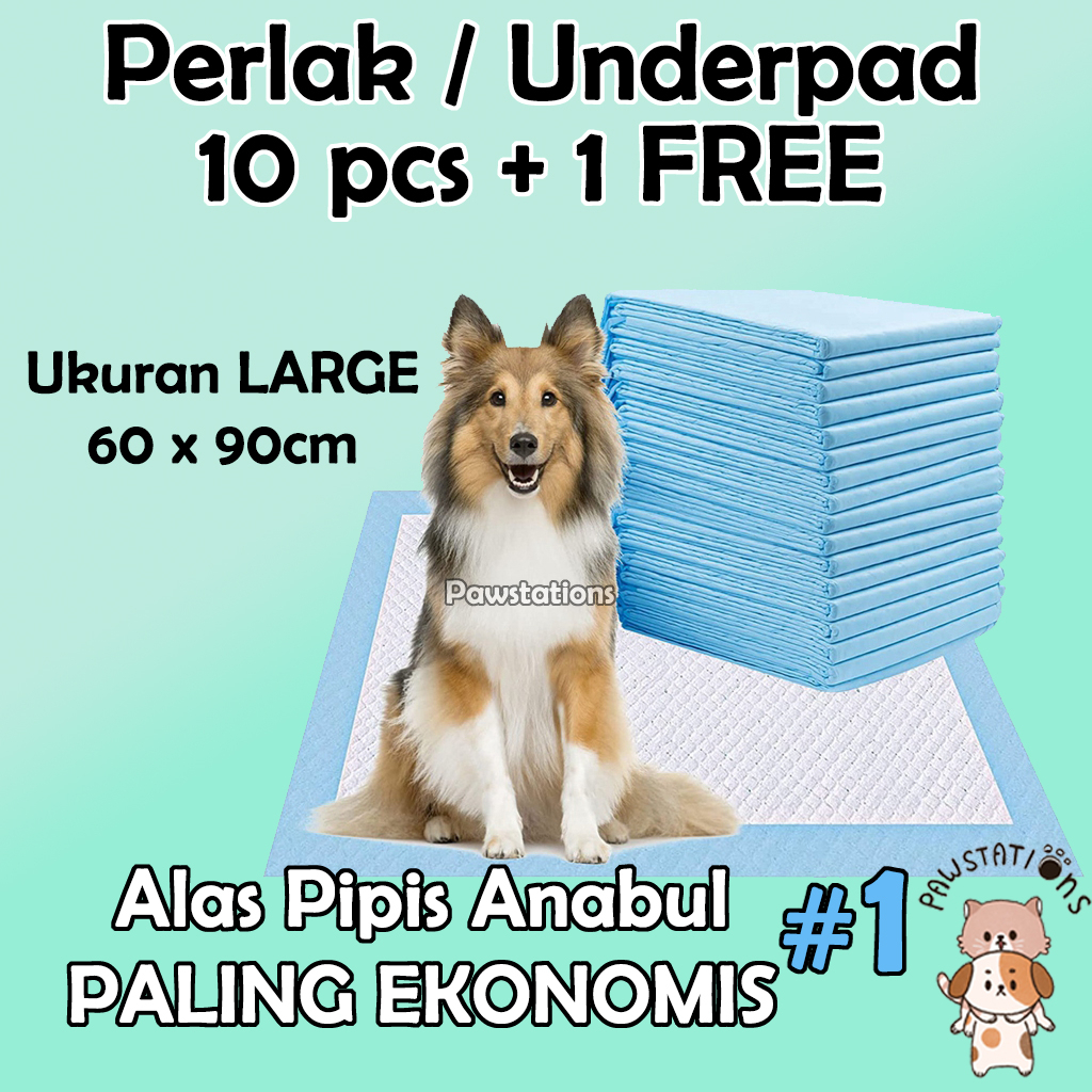 Perlak / Alas Pipis Pee Pad Alas Kencing Anjing Alas Pipis Anjing 10pcs