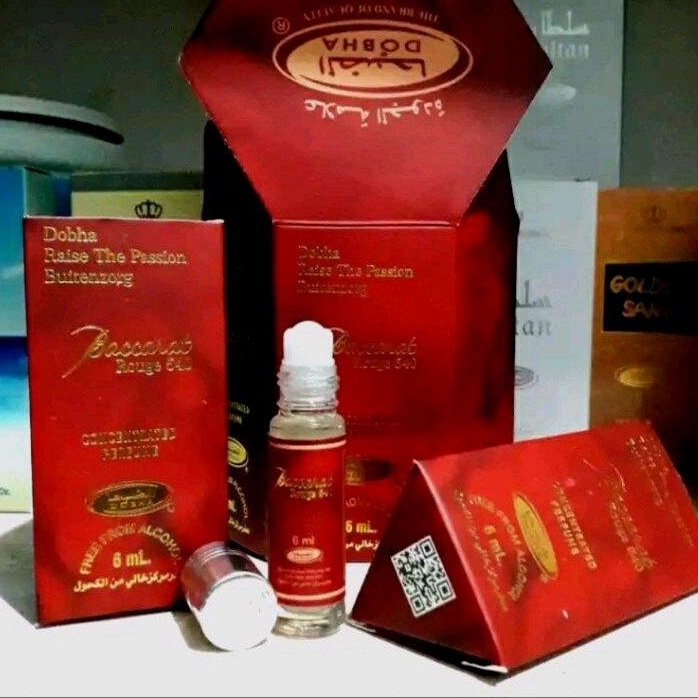 BACCARAT Parfum DOBHA Kemasan 6ml Minyak Wangi Roll On Non Alkohol