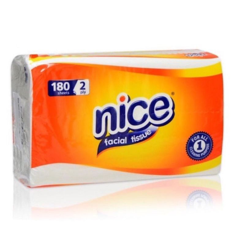 JOLLY  200 SHEET NICE TISSUE FACIAL WAJAH TISU 180 SHEET 2 PLY