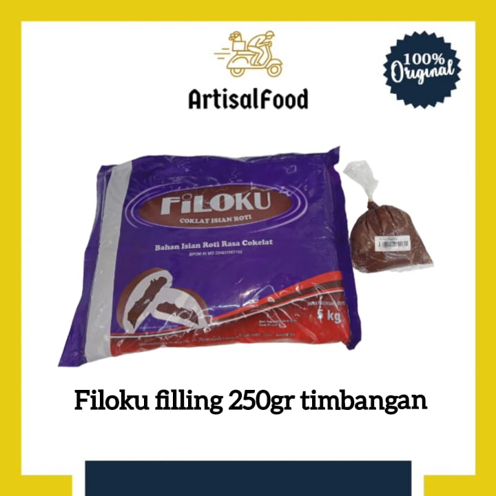 

FILOKU FILLING 250gr TIMB coklat isian kue roti