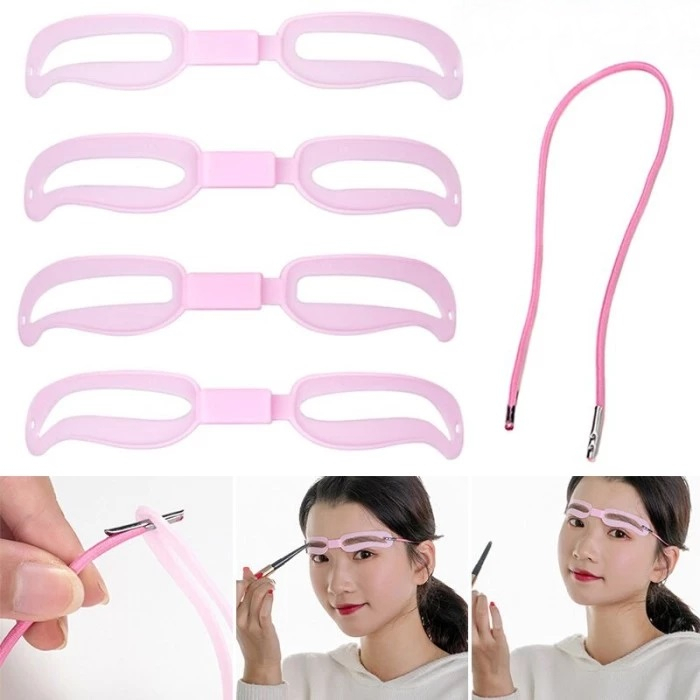 EYEBROW TEMPLATE MODEL TALI CETAKAN ALIS TEMPLATE 4 IN 1  F1009