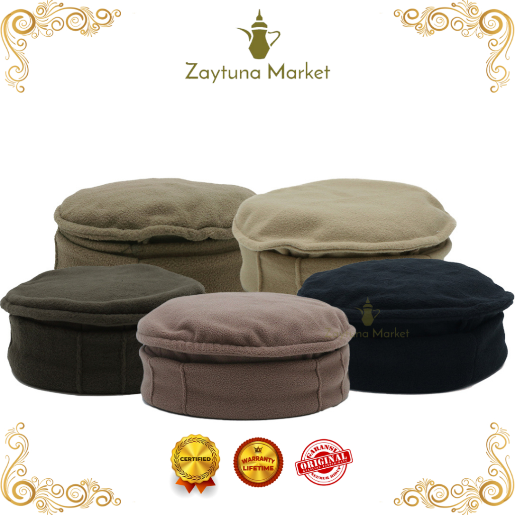 Peci Pakol Taliban Mujahidin Afghanistan Pria Polos Bahan Tebal & Lembut Premium Original - TheKufi