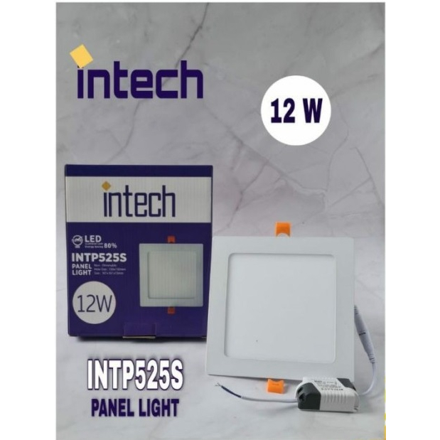 Lampu Downlight LED IN TECH LED Panel 12W Kotak IB - INTP525S INTECH