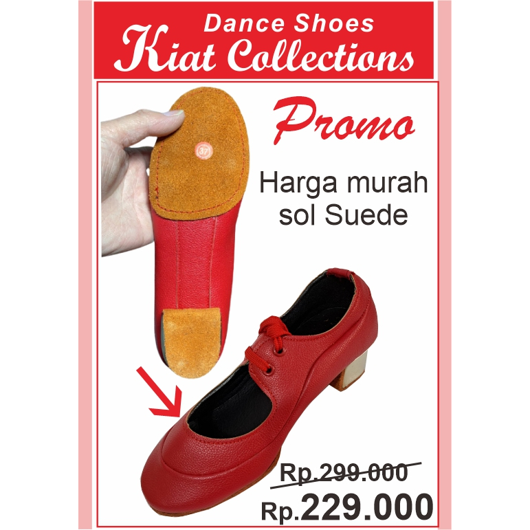 PROMO!!! SEPATU DANCE OXFORD REJECT DENGAN SOL SUEDE