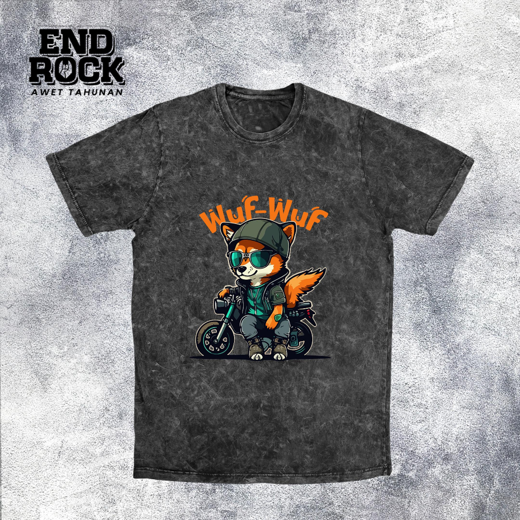 Kaos Wash Distro Regular Tema Ride Puppy DTFS179