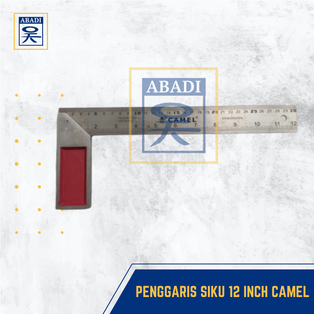 

PENGGARIS SIKU 12 INCH CAMEL