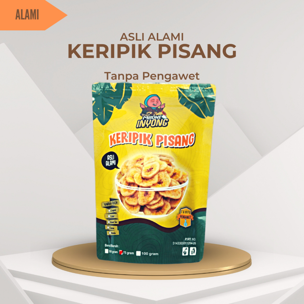 

Keripik Pisang MBOKE INYONG asli Purbalingga