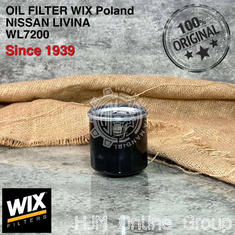 OIL FILTER OLI NISSAN LIVINA EVALIA JUKE XTRAIL SERENA WIX Poland