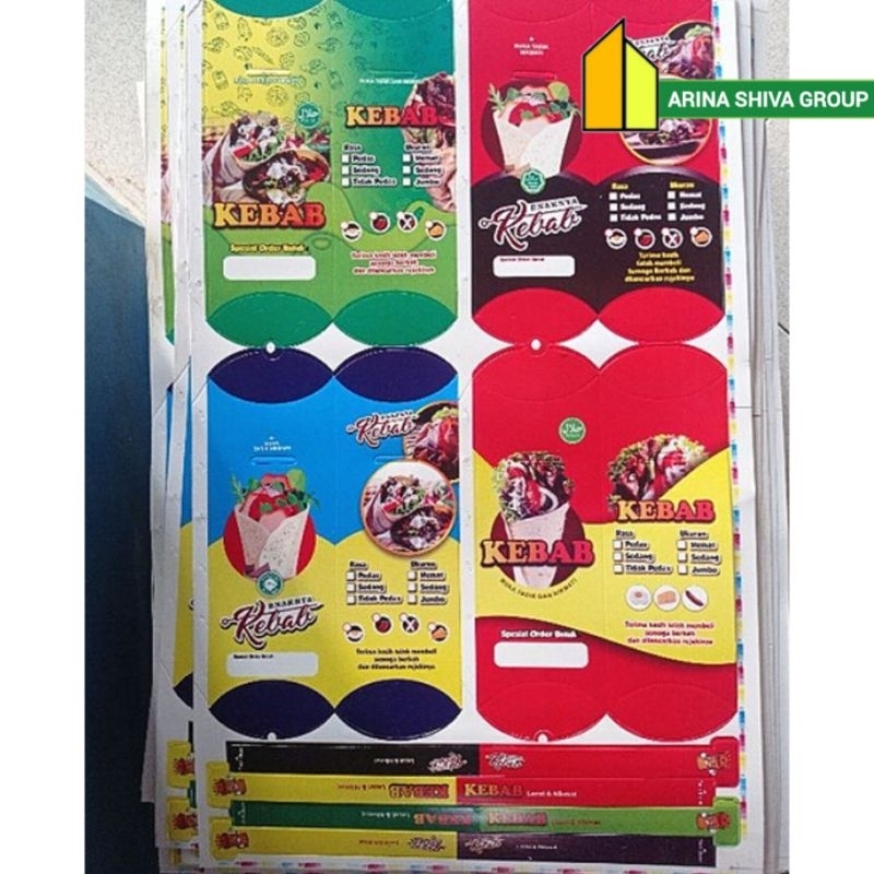 

150 LEMBAR KERTAS KEBAB TARIKAN UKURAN 25 × 9,5 CM HIGH QUALITY PAPER CRAFT TEBAL PRODUK TERBARU | KOTAK KEBAB KEKINIAN | DUS KEBAB VIRAL TIKTOK | KEMASAN KEBAB KEKINIAN | BOX KEBAB VIRAL | ARINA SHIVA GROUP 5916