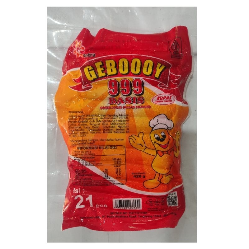 

Gebooyku Sosis Ayam