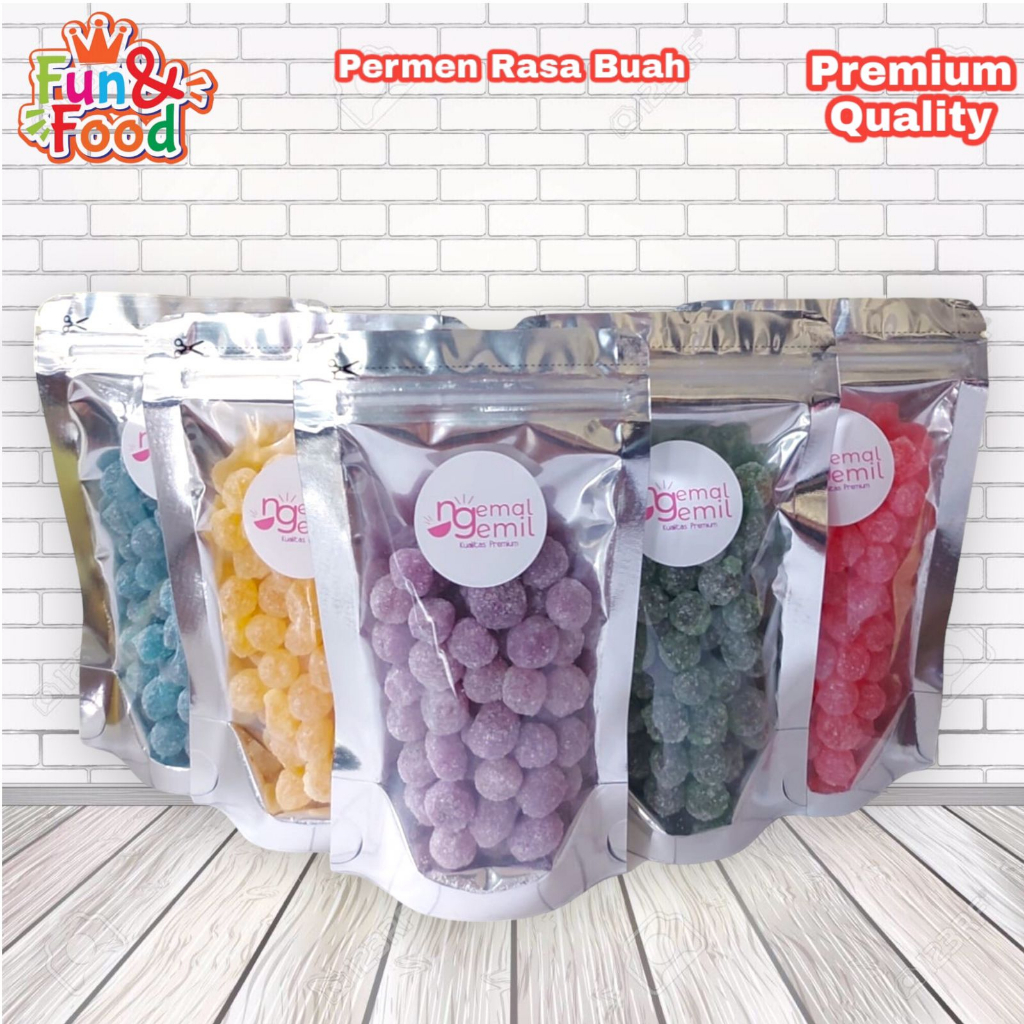 

Permen Rasa Buah Tabur Gula Kualitas Premium
