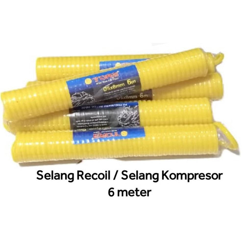 

Tora Selang Recoil - Selang Spiral High Pressure - Selang PU 6m