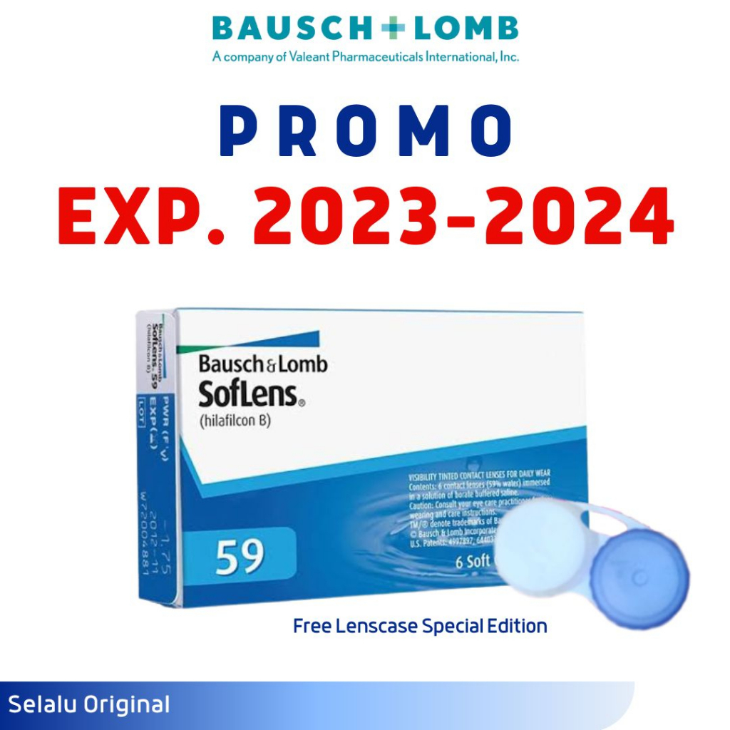 Promo Bausch and lomb 59 softlens bening bulanan (monthly)