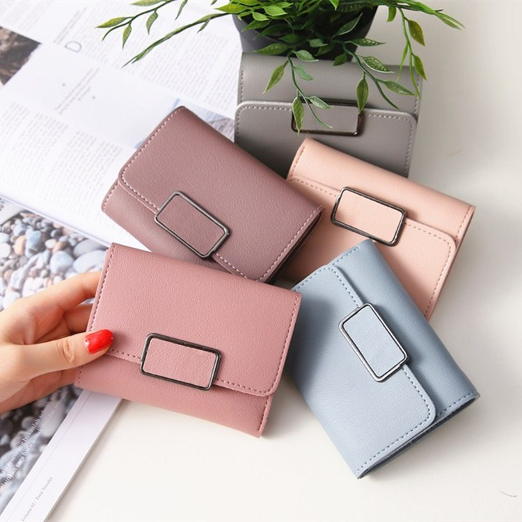 DOMMO - D1168 Dompet Lipat Mini / Dompet Wanita / Dompet Fashion Korea / Dompet Kulit Wanita / Dompet Wanita / Dompet Mini / Dompet Lipat Fashion