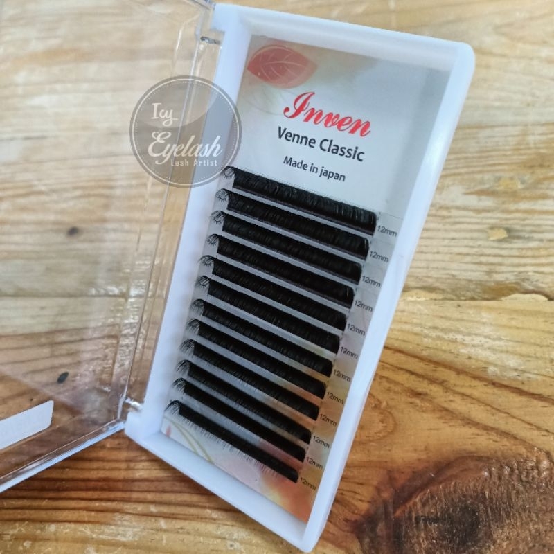 Inven Venne Classic Single Super Soft Ellipse Natural Lashes Eyelash Extension Murah Japan Lembut Seperti Bulu Mata Asli