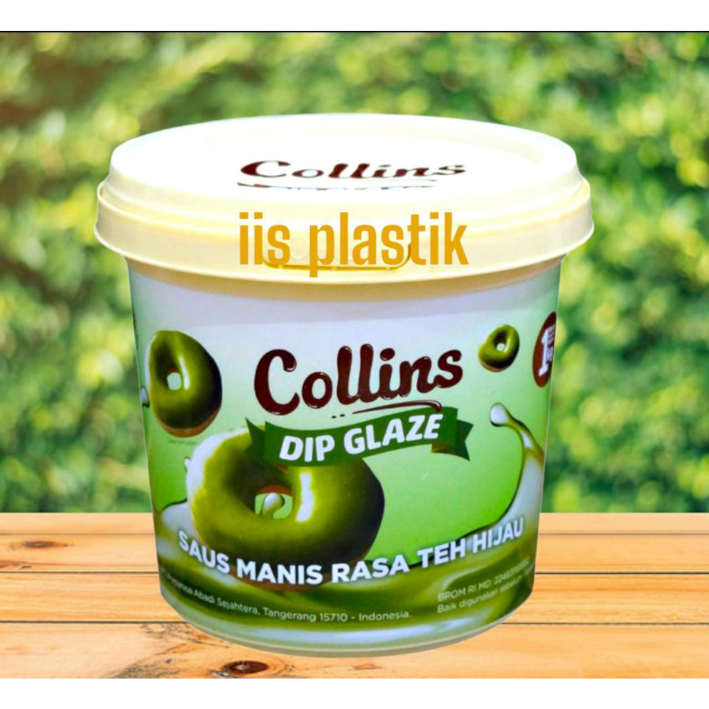 PROMO!! Collins Dip Glaze 1KG RASA TEH HIJAU