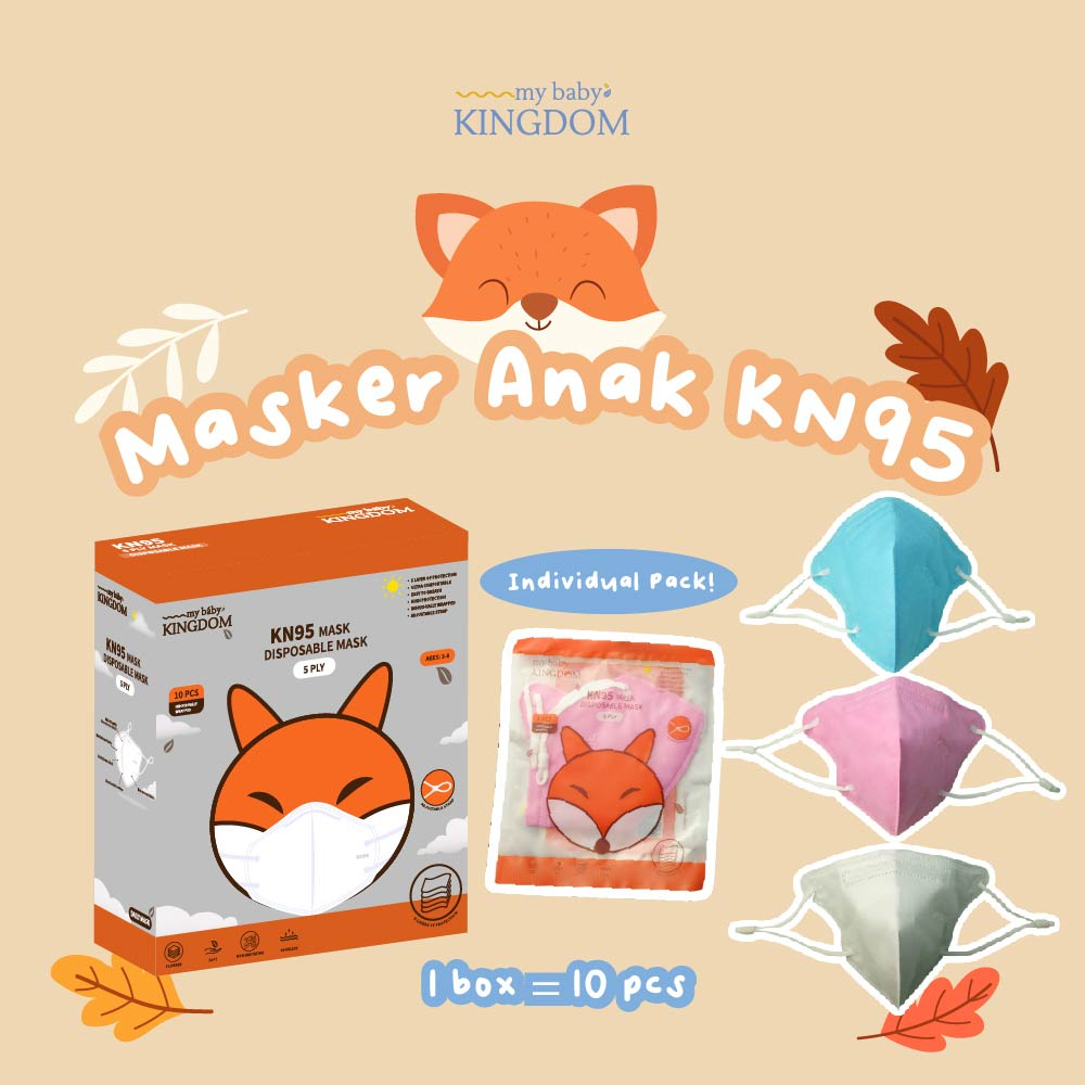 MY BABY KINGDOM MASKER ANAK KN95 5PLY FOX