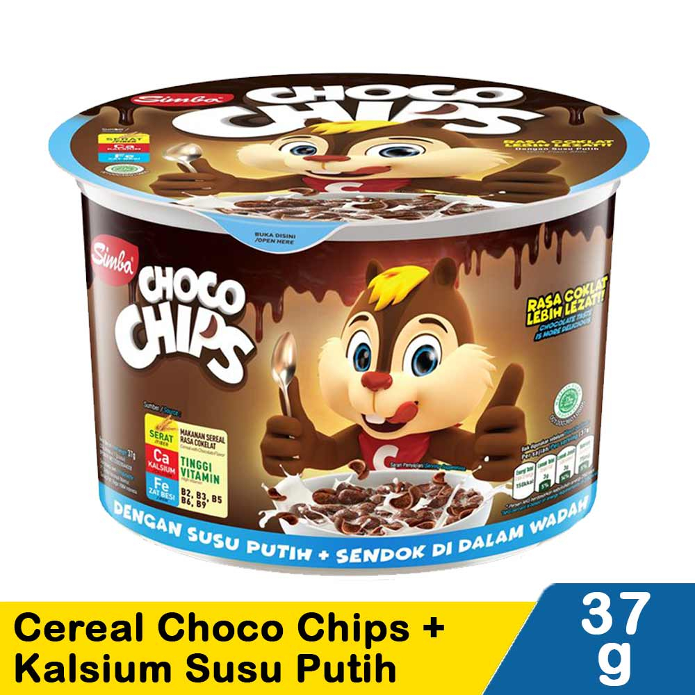 

Simba Choco Chips Sereal dengan Susu Putih//Simba sereal cup