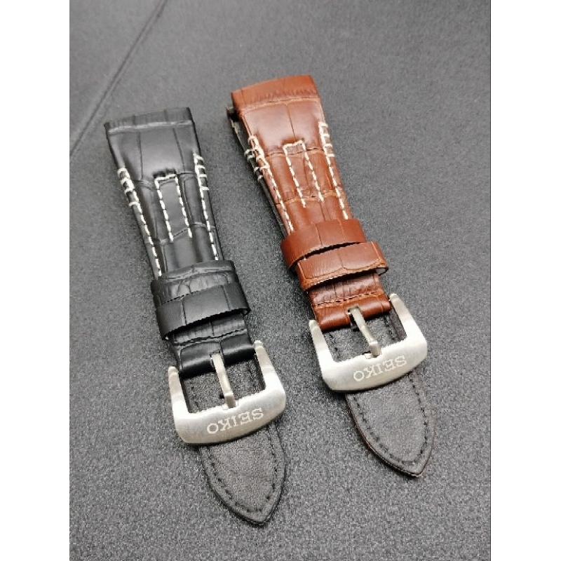 Tali Jam Tangan Seiko Velatura Leather Strap