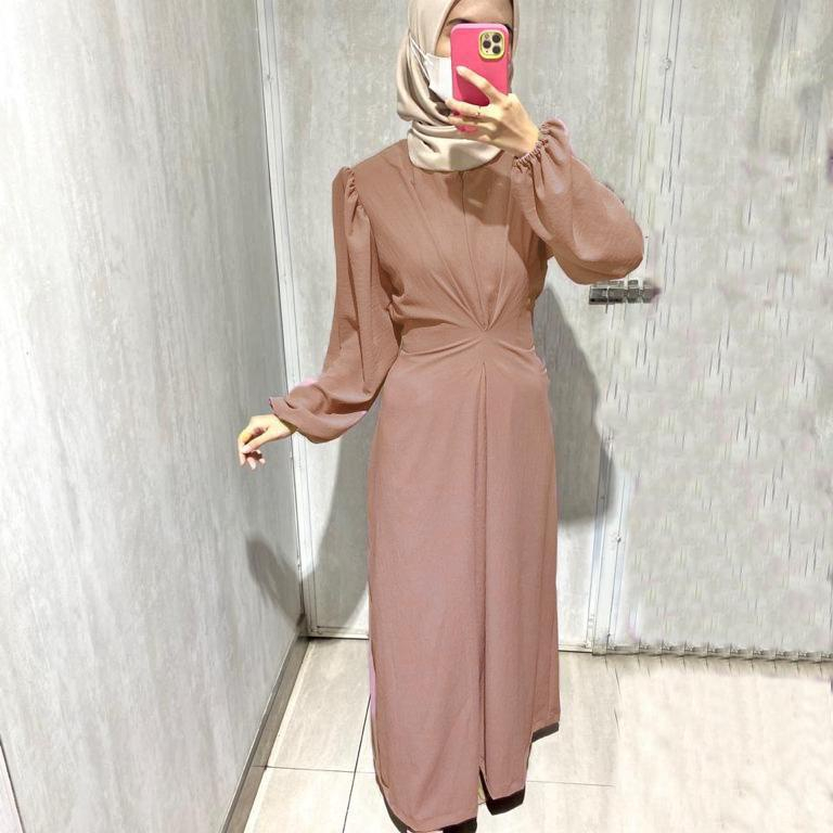 Dress Novia Hijab Fashion Baju Lebaran 2023