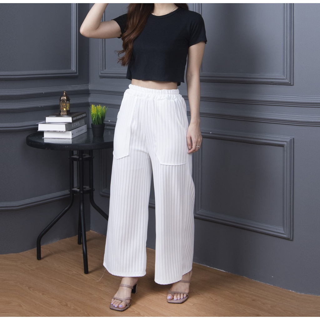 KARINA PANTS WANITA / KULOT KNIT - CELANA KULOT WANITA