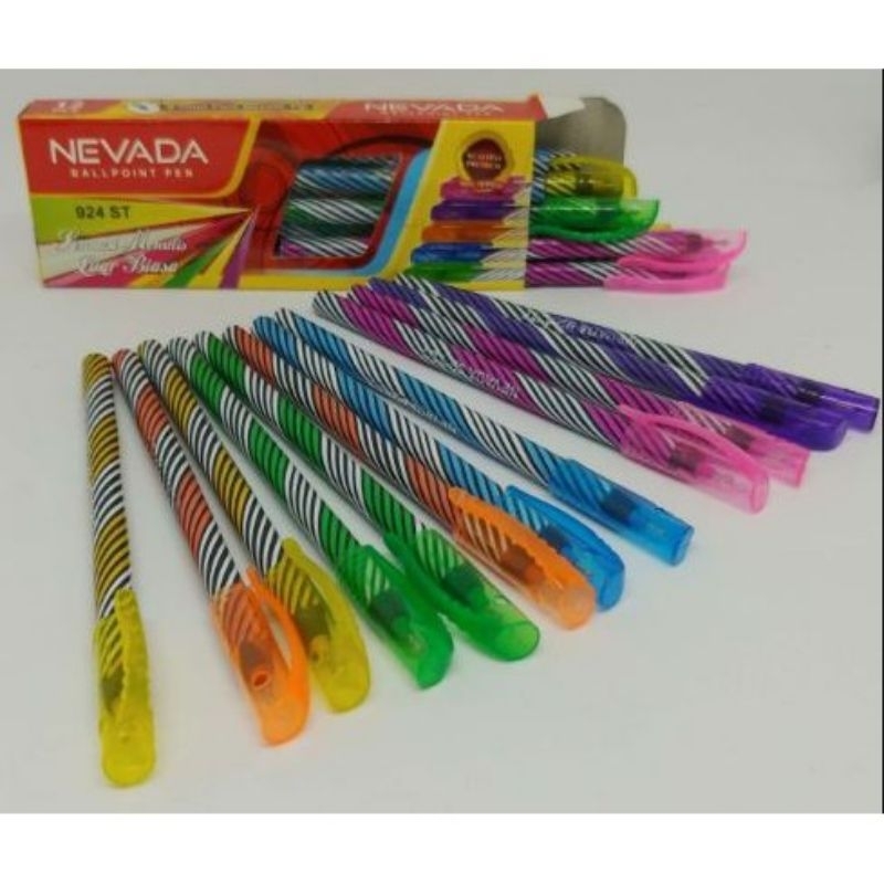 

PULPEN PENA NEVADA ULIR MURAH / BALLPOINT/ PENA HITAM 1 pcs