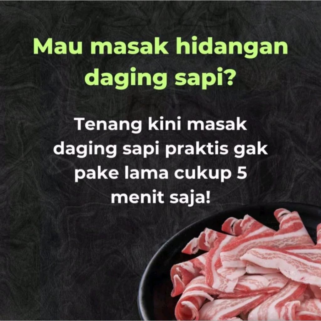 DAGING SAPI SLICE U.S / SHORTPLATE / US BEEF SLICE 500 GRAM - BEST CHOICE!