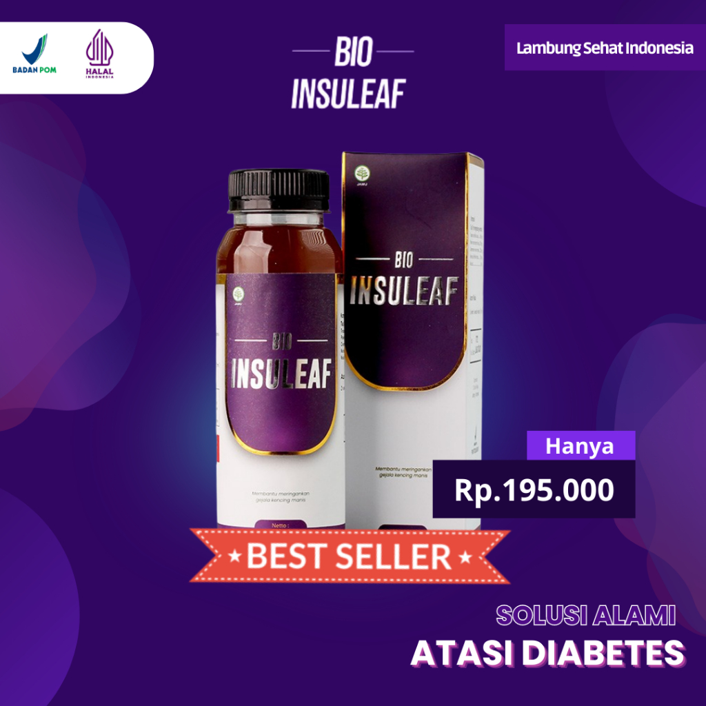 

BIO INSULEAF Herbal Diabetes Original 1 Botol