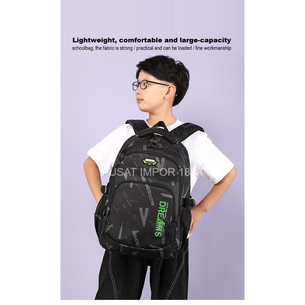 DRAB5007 Tas sekolah impor  / Ransel anak / Tas sekolah anak