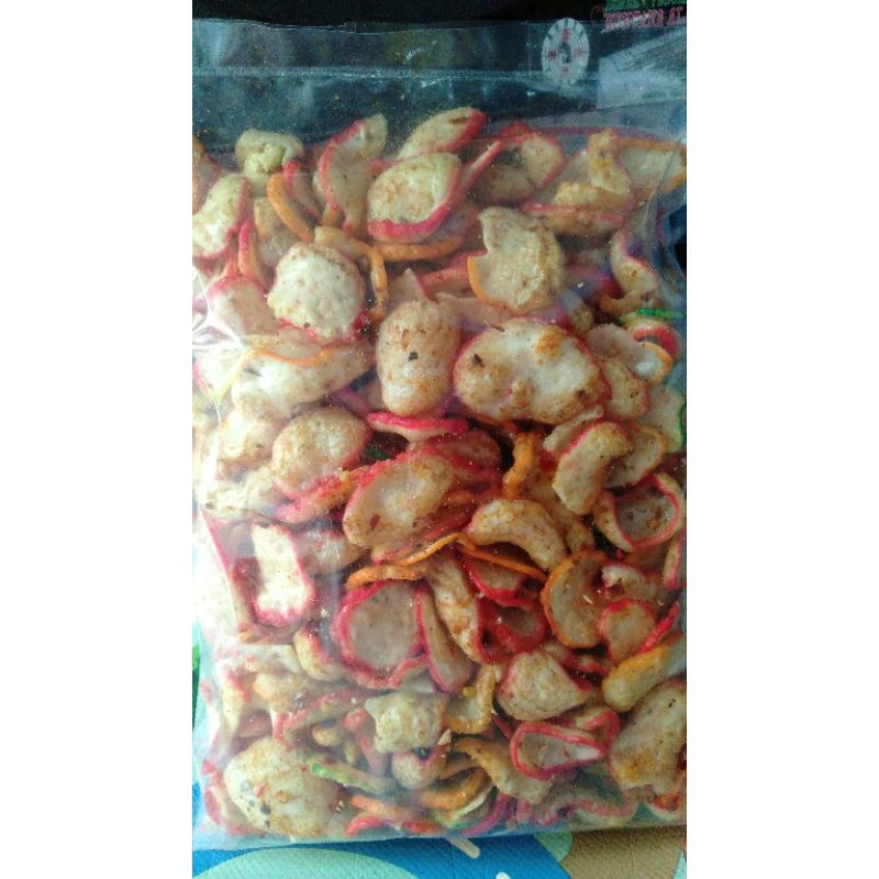 

krupuk seblak daun jeruk