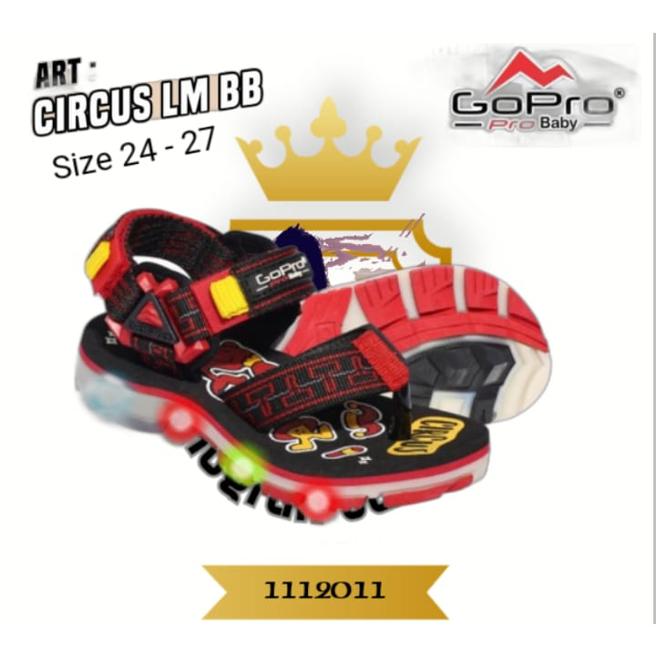 Sendal gunung anak gopro CIRCUS LM BB  ori ANAK LAKI-LAKI CEWE TERBARU KEKINIAN size 24-27