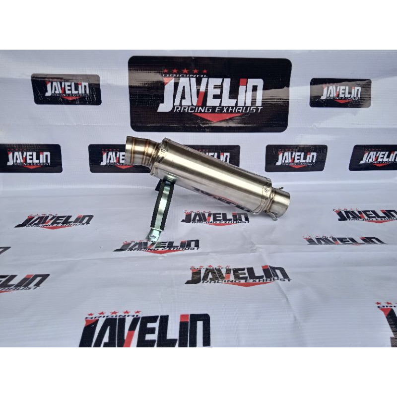Silencer Knalpot Racing BULAT Polos/Laser Nama (Inlet 50) Semua Tipe Motor