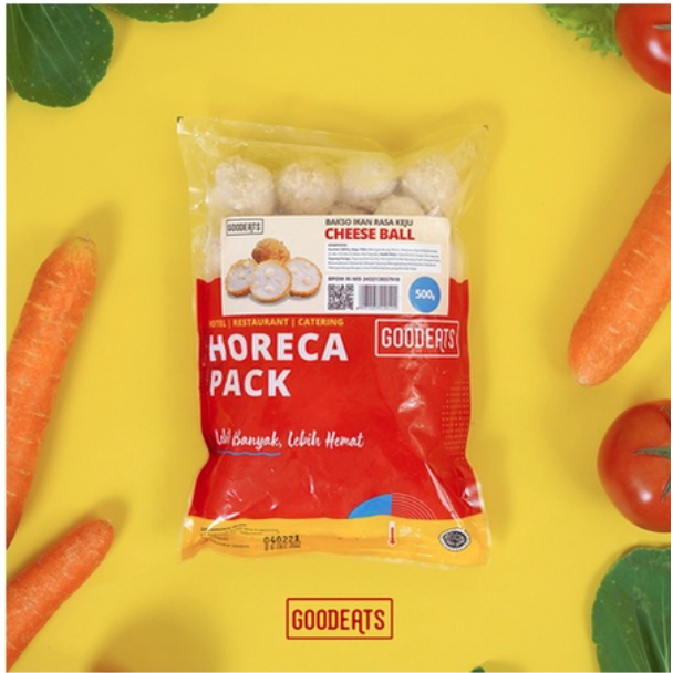 

GOODEATS HORECA PACK CHEESE FISH BALL 500gr | GOODEATS/FROZENFOOD/FROZENFOOD MURAH - CHEESE FISH BALL