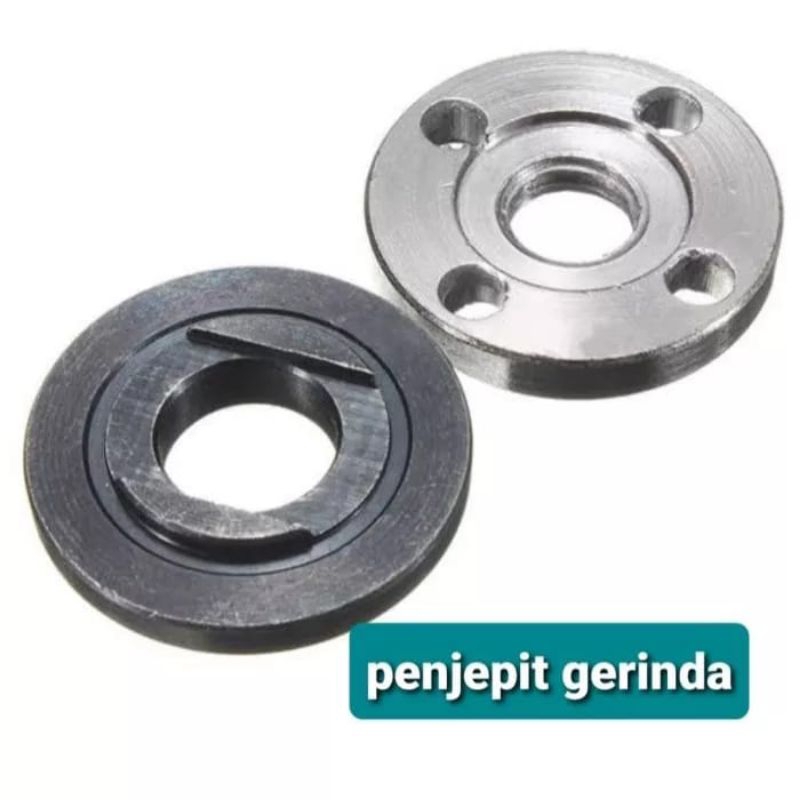 penjepit gerinda,mur gerinda,flange gerinda 4 inch