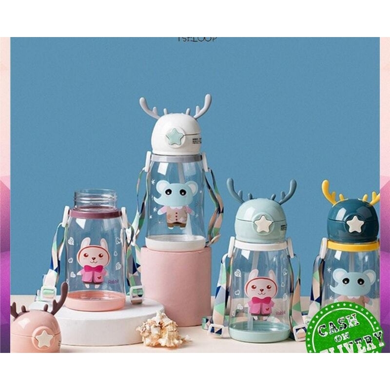 Botol Minum Tanduk Rusa 610ml Botol Minum Anak Viral