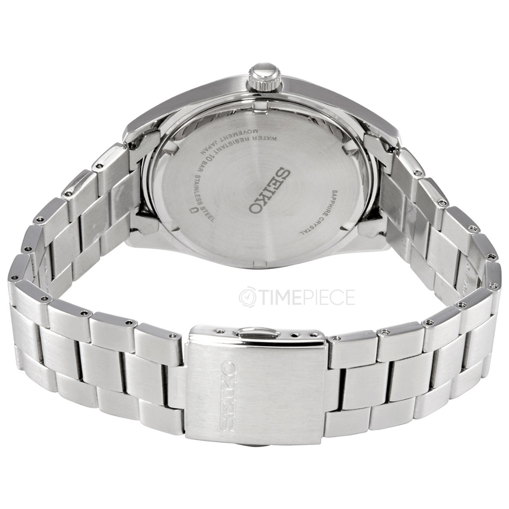 Seiko Quartz SUR343P1 Sapphire Grey - Jam Tangan Pria SUR343