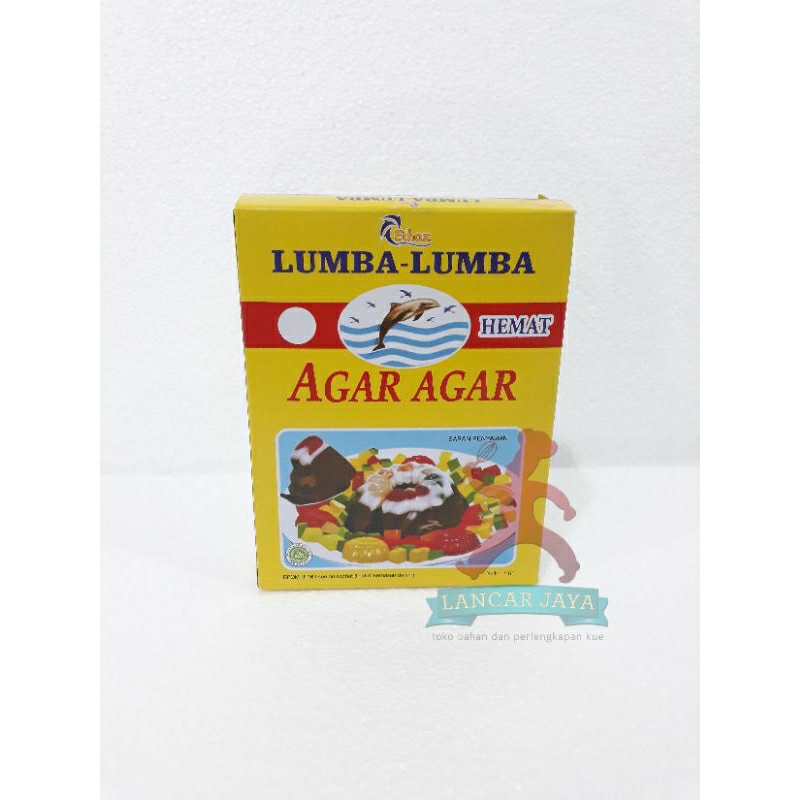 

Jelly Agar Lumba-Lumba Warna Putih / Box Isi 12 pcs